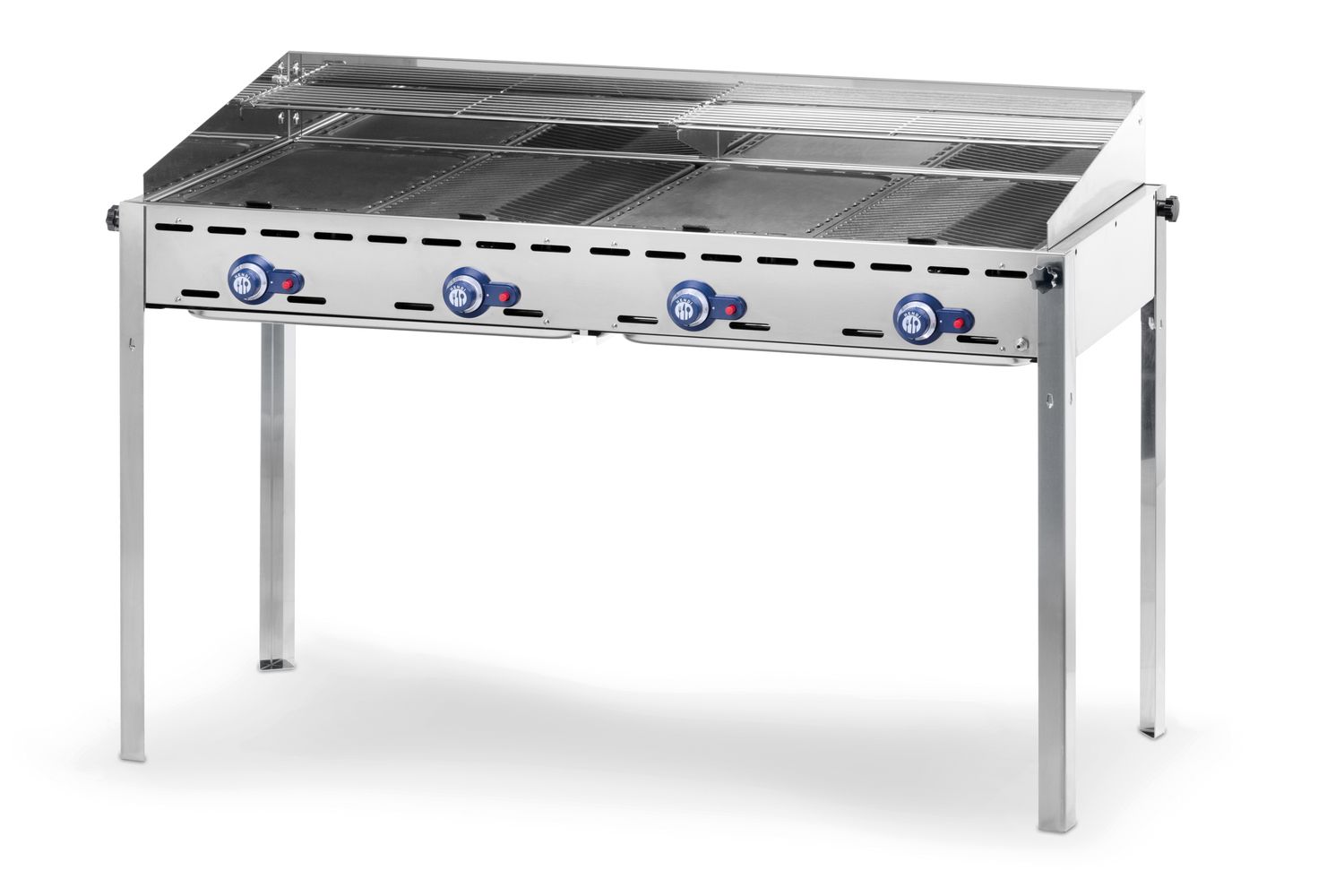 4-horákový plynový gril Green Fire Profi Line, 22kW, 1400x612x(H)825mm