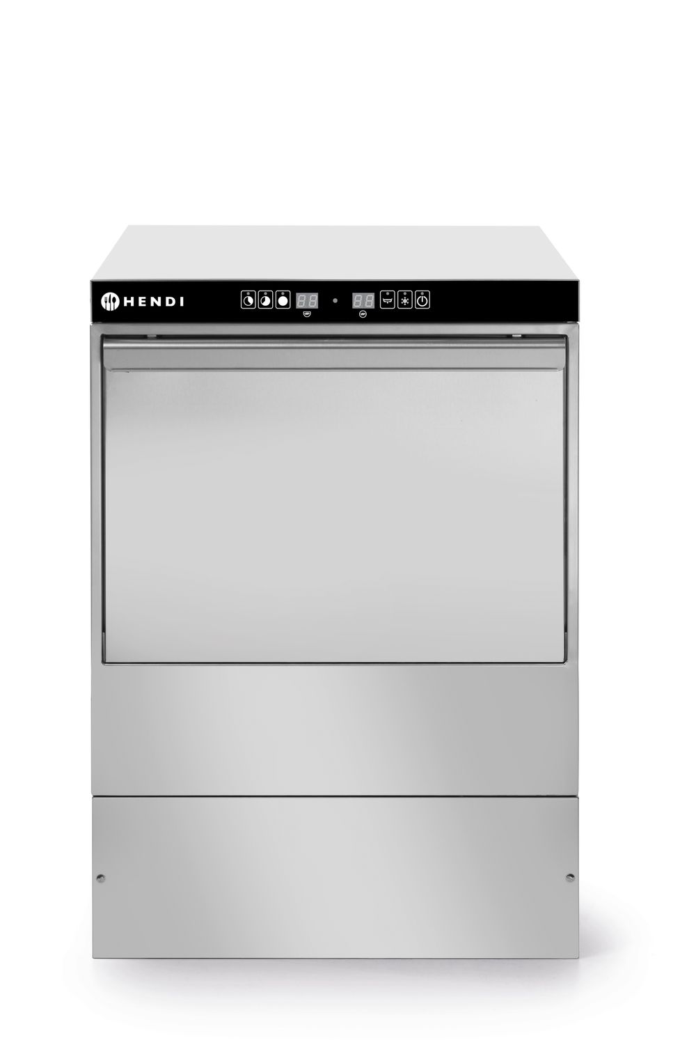Umývačka skla a riadu, 40 x 40 – elektronické ovládanie – 3 umývacie programy, HENDI, 230V/2800W, 470x510x(H)710mm 230268