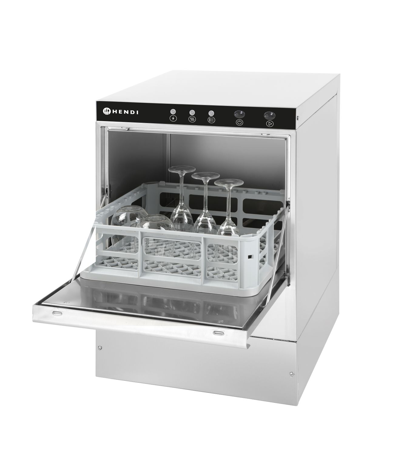 Umývačka riadu na sklo 40 x 40, elektromechanické ovládanie, HENDI, 230V/2800W, 470x510x(H)710mm