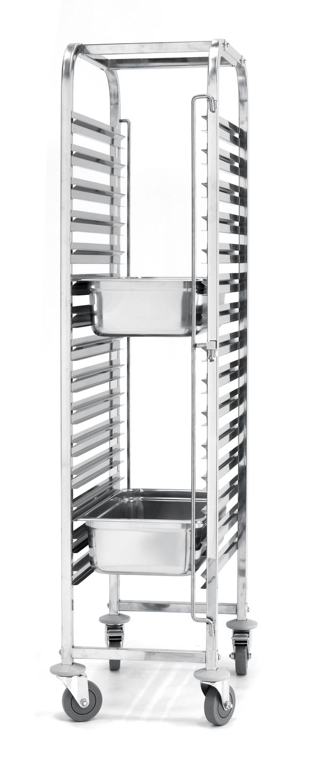 Vozík na prepravu nádob – 15x GN 1/1, HENDI, Profi Line, 440x610x(H)1710mm 810613