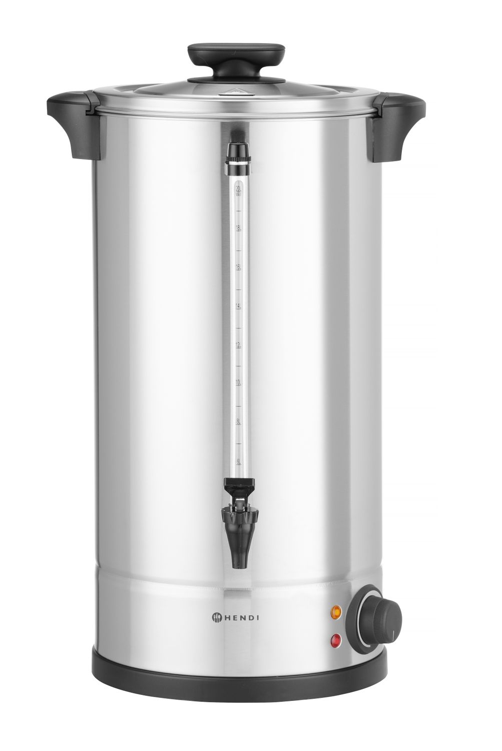 Kanvica na horúce nápoje s jednou stenou, HENDI, ≈ 130 šálok za 42 minút., 20L, 220-240V/2500W, 415x382x(H)480mm 211144