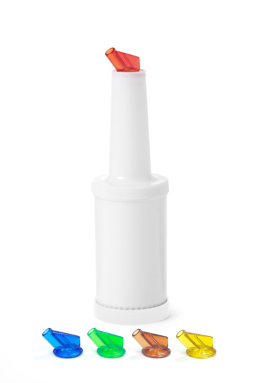Barmanský dávkovač s vymeniteľnými koncovkami, BarUp, 0,8L, Biela, ⌀90x(H)300mm