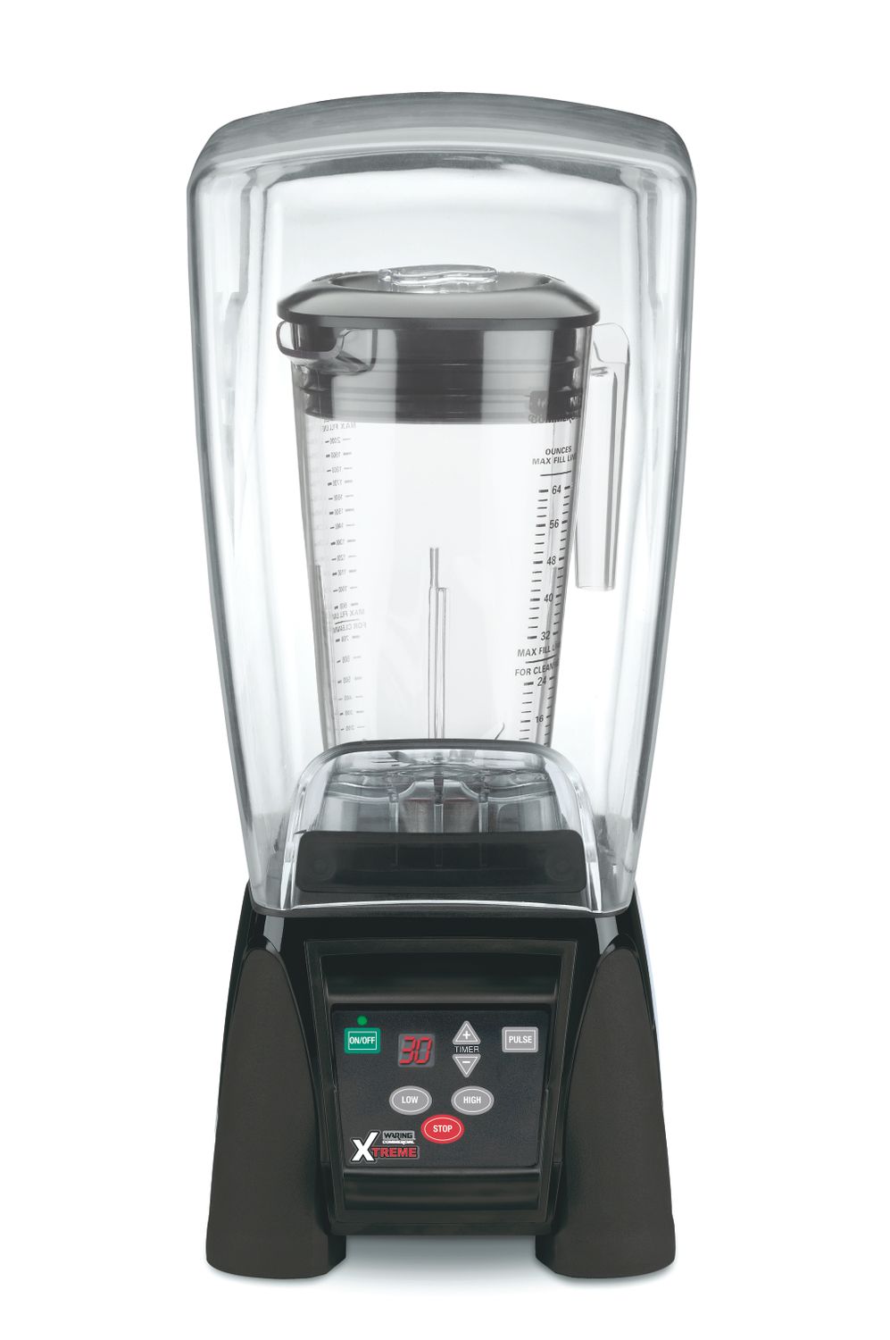 Mixér tyčí XTREME so zvukovým krytom, Waring, 1,9L, Čierna, 230V/1560W, 216x235x(H)470mm