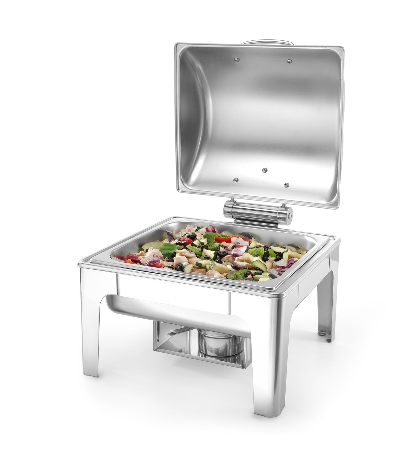 Chafing, ohrievač GN 2/3 satinovaný, HENDI,6L, 395x405x(H)320mm ProfiLine 470237