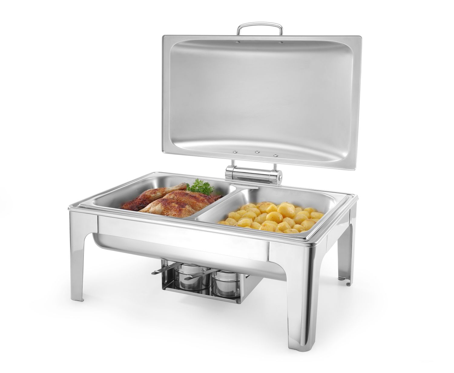 Chafing, ohrievač GN 1/1 satinovaný, HENDI, 9L, 570x430x(H)290mm ProfiLine 470251
