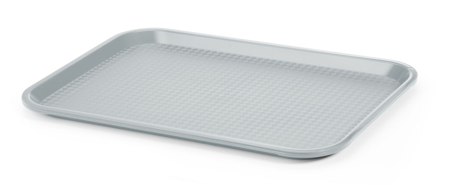 Polypropylénový podnos Fast Food – stredný, AmerBox, Svetlošedá, 305x415x(H)20mm Svetlošedá, 305x415x(H)20mm,