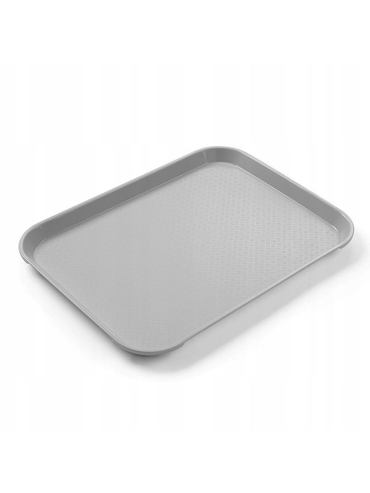 Polypropylénový podnos Fast Food – malý, AmerBox, Svetlošedá, 265x345x(H)20mm Svetlošedá, 265x345x(H)20mm,