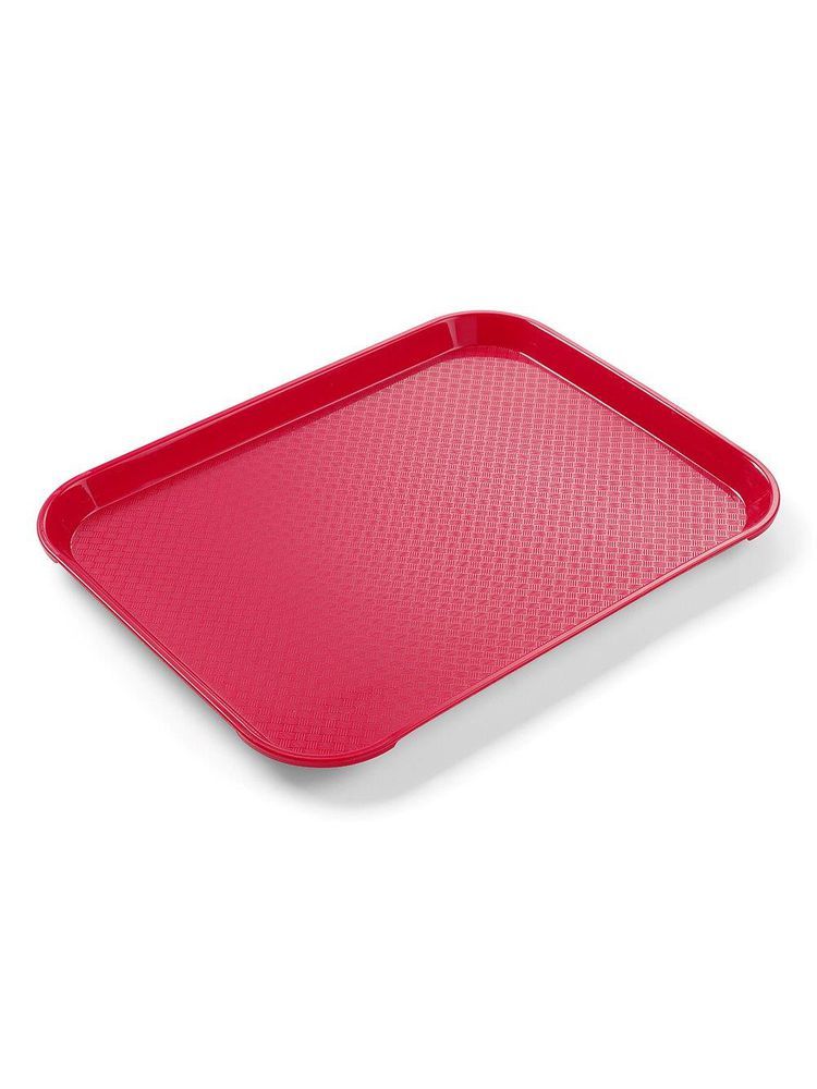 Polypropylénový podnos Fast Food – malý, AmerBox, Červená, 265x345x(H)20mm Červená, 265x345x(H)20mm