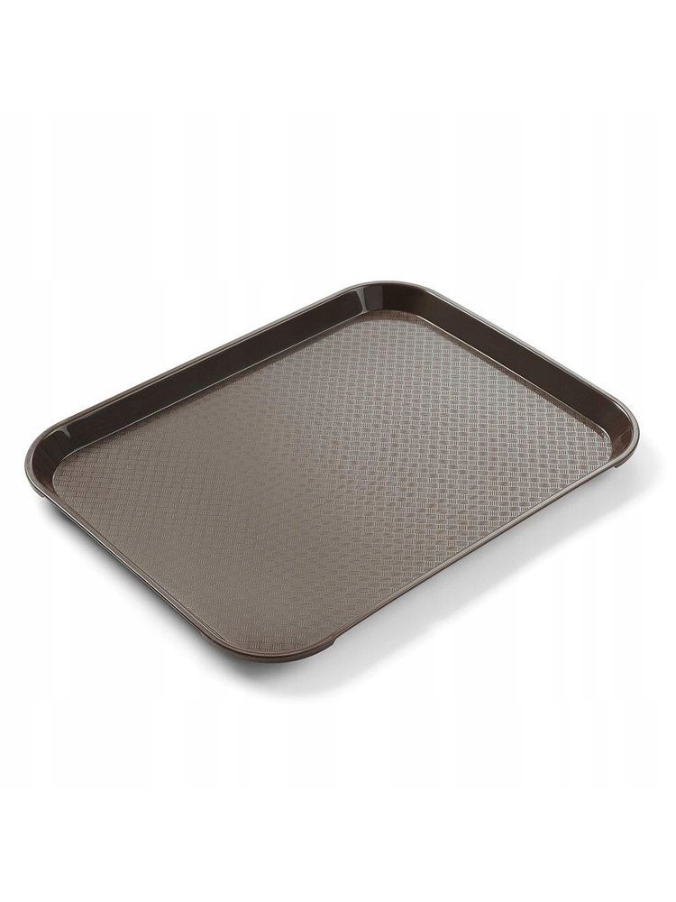 Polypropylénový podnos Fast Food – malý, AmerBox, Hnedá, 265x345x(H)20mm Hnedá, 265x345x(H)20mm