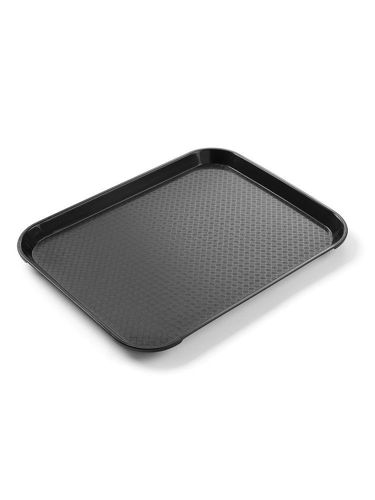 Polypropylénový podnos Fast Food – malý, AmerBox, Čierna, 265x345x(H)20mm Čierna, 265x345x(H)20mm