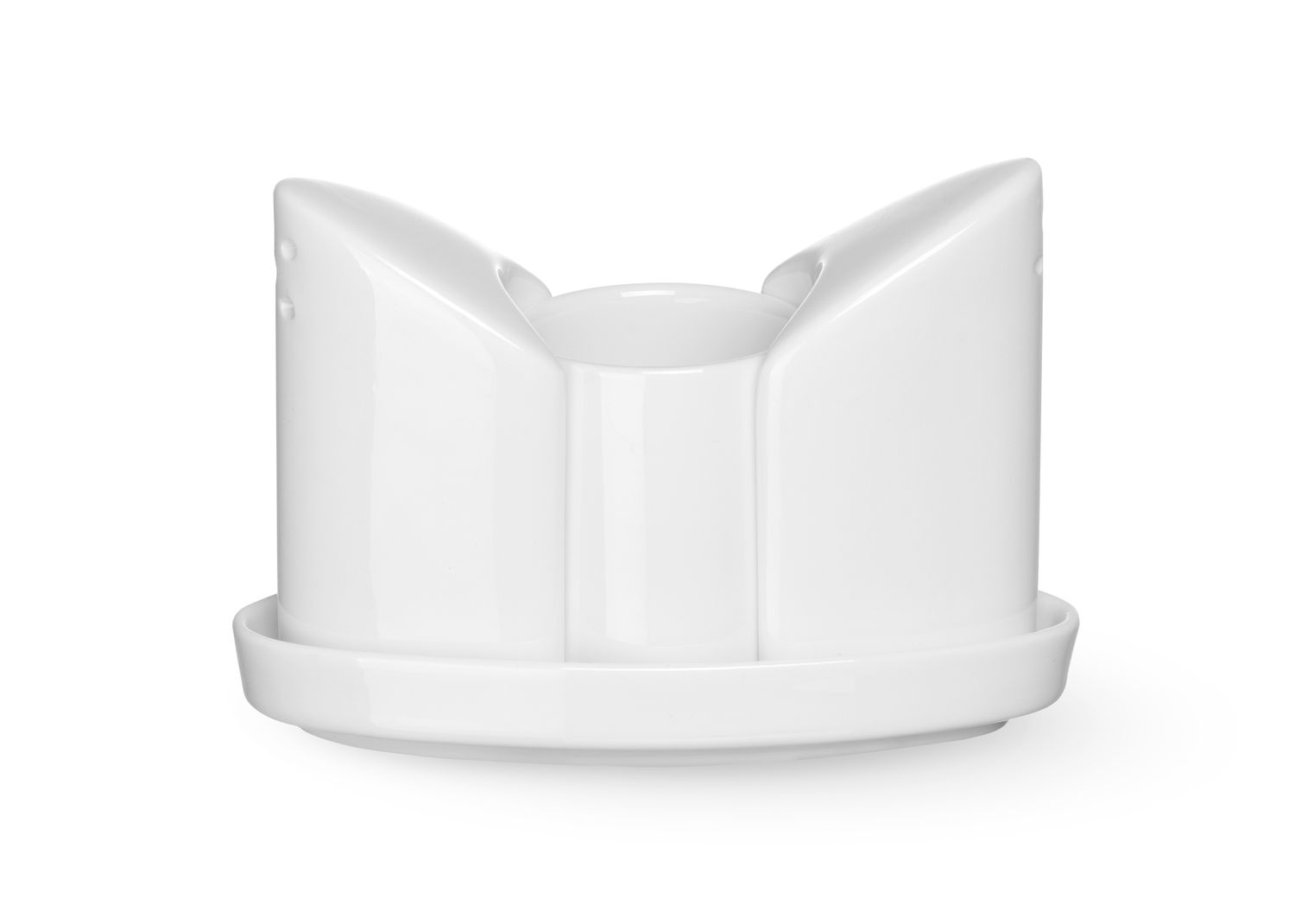 Sada soľničky a koreničky so zásobníkom na špáradlá, HENDI, 125x54x(H)90mm porcelánové 786420