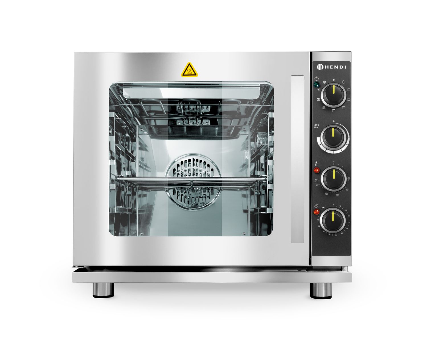 Teplovzdušná parná rúra s grilom 4x GN 2/3, HENDI, Svetlošedá, 230V/3000W, 625x585x(H)590mm Kod: 225929