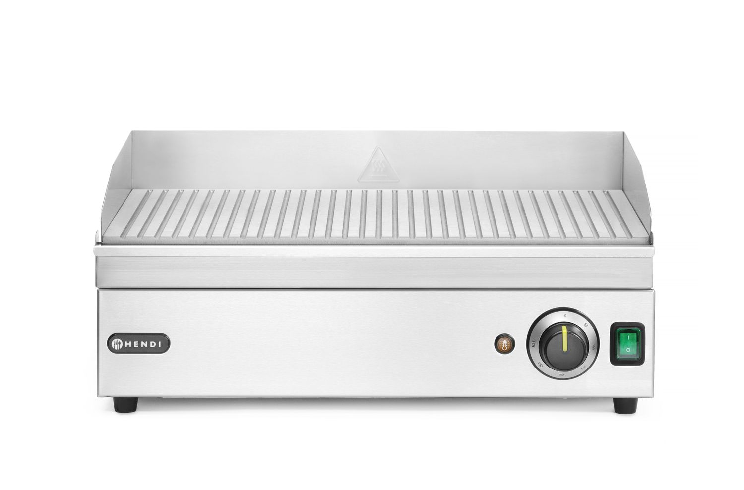 Grilovacia doska vrúbkovaná, HENDI, Kitchen Line, 220-240V/2400W, 527x404x(H)233mm