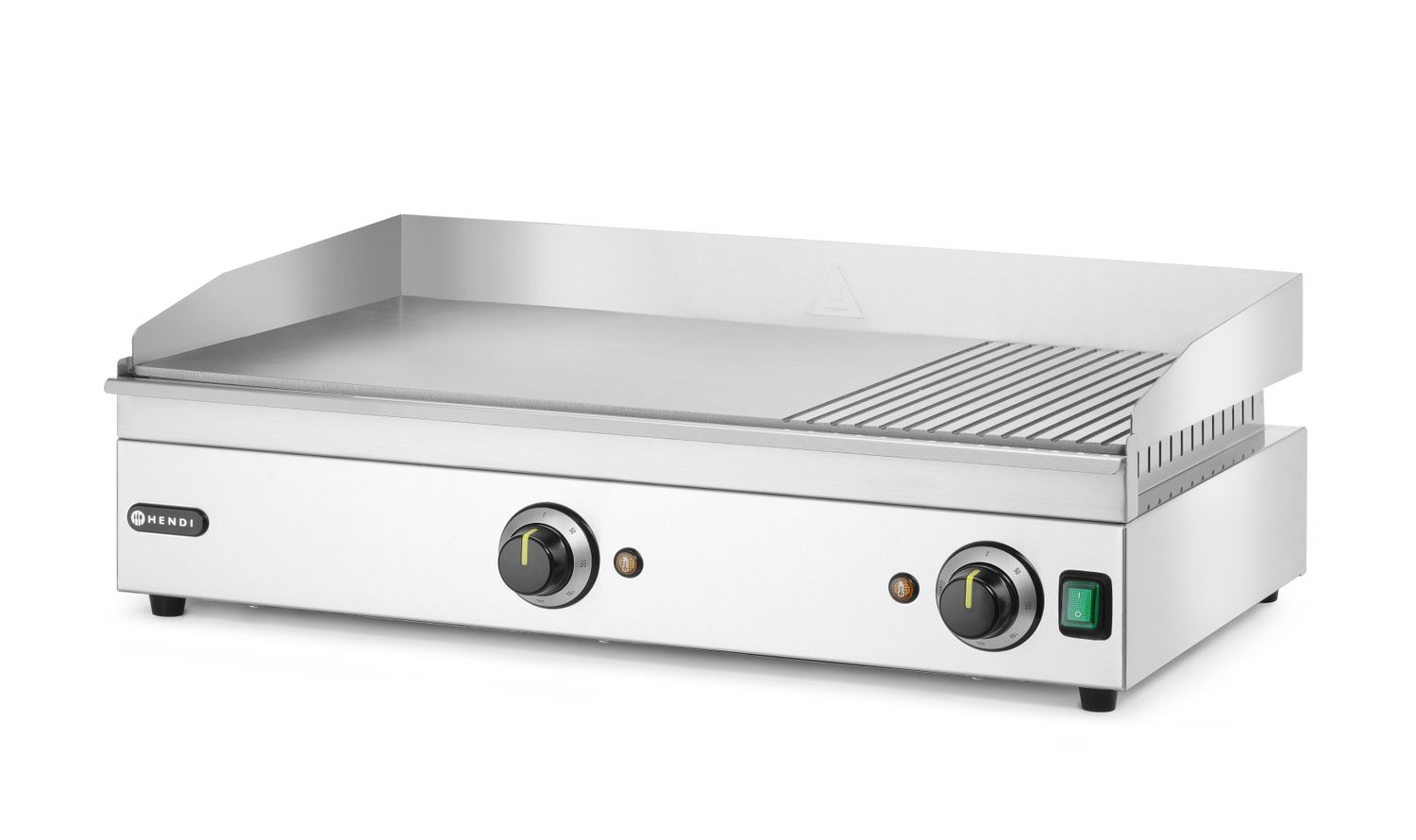 Grilovacia doska1/3 vrúbkovaná, HENDI, Kitchen Line, 220-240V/3500W, 697x474x(H)241mm Kod 154960
