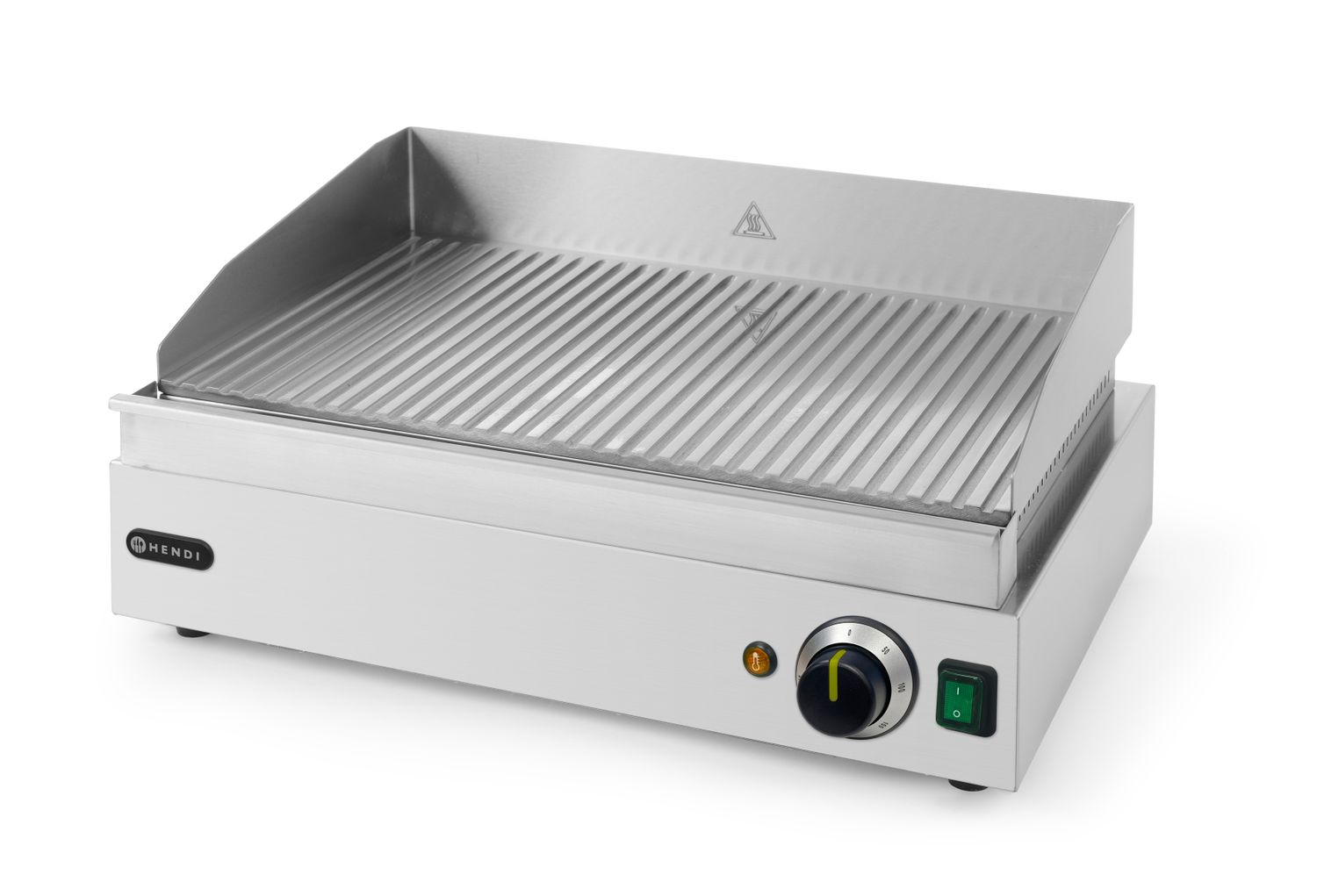 Grilovacia platňa, HENDI, Profi Line, drážkovaná, 230V/2400W, 527x404x(H)233mm