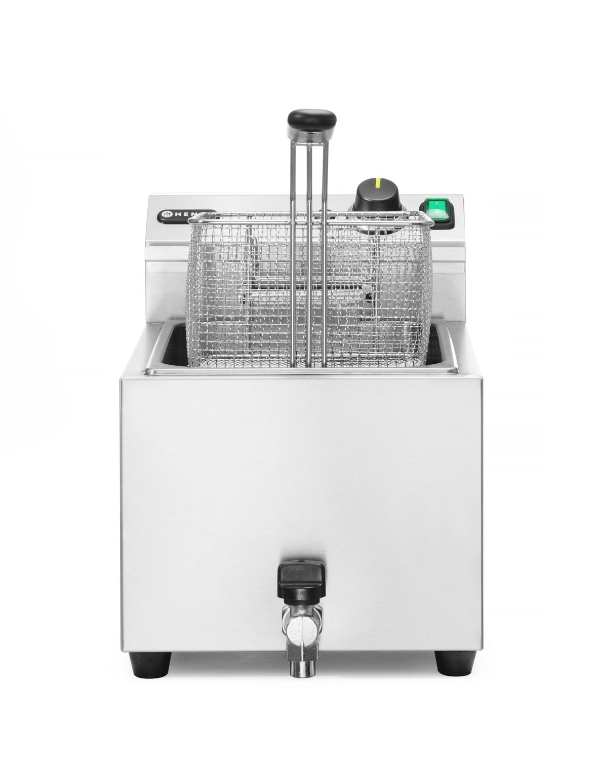 Fritéza XL s vypúšťacím kohútikom, HENDI, Profi Line, 10L, 400V/6600W, 300x585x(H)377mm Profi Line, Kód 209424