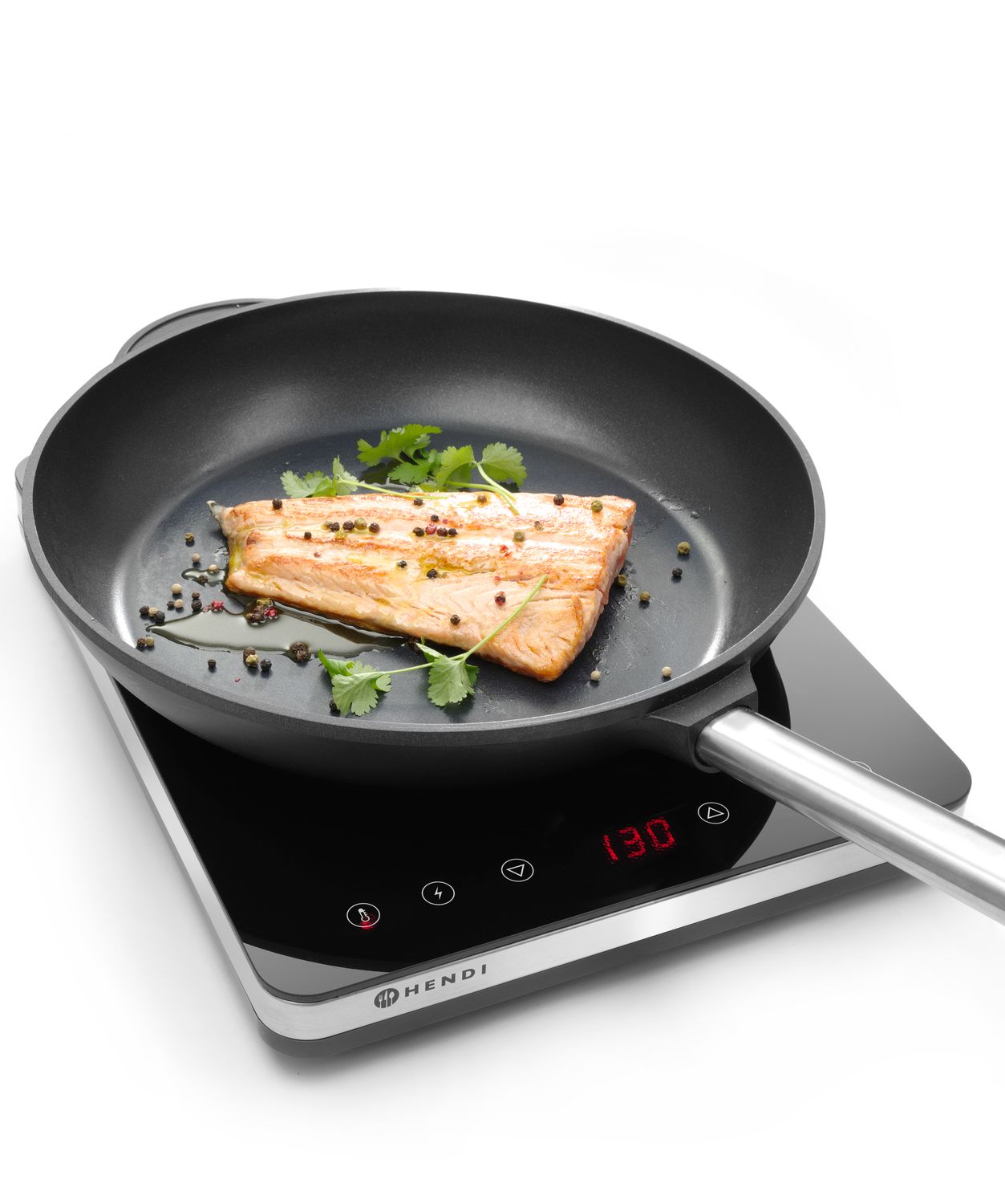 Indukčný varič model 2000, HENDI, Kitchen Line, 230V/2000W, 295x400x(H)42mm KOD: 239230
