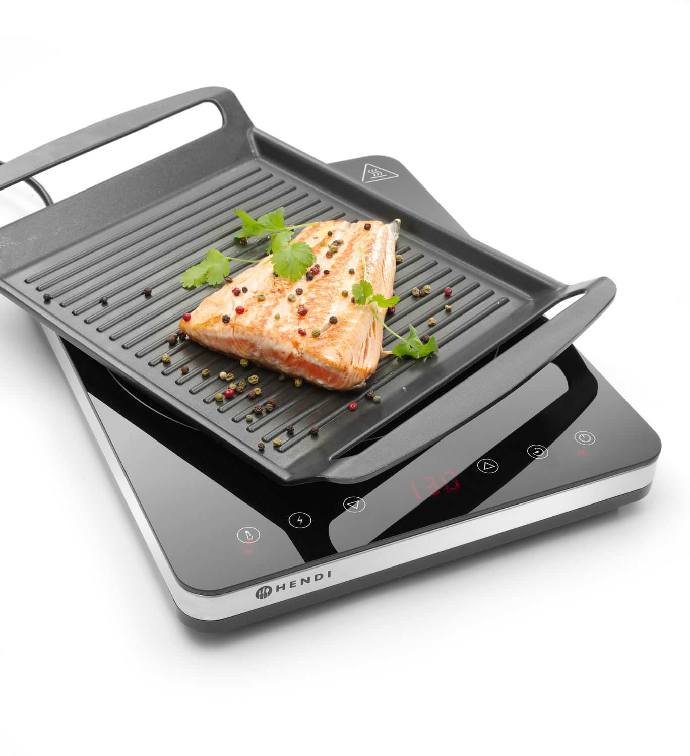 Indukčný varič model 2000, HENDI, Kitchen Line, 230V/2000W, 295x400x(H)42mm KOD: 239230