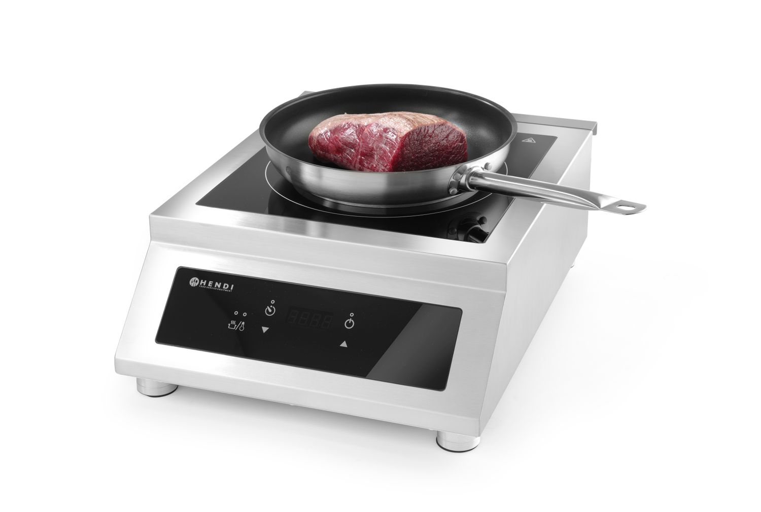 Indukčný varič model 5000 D, HENDI, Profi Line, 400V/5000W, 398x525x(H)175mm