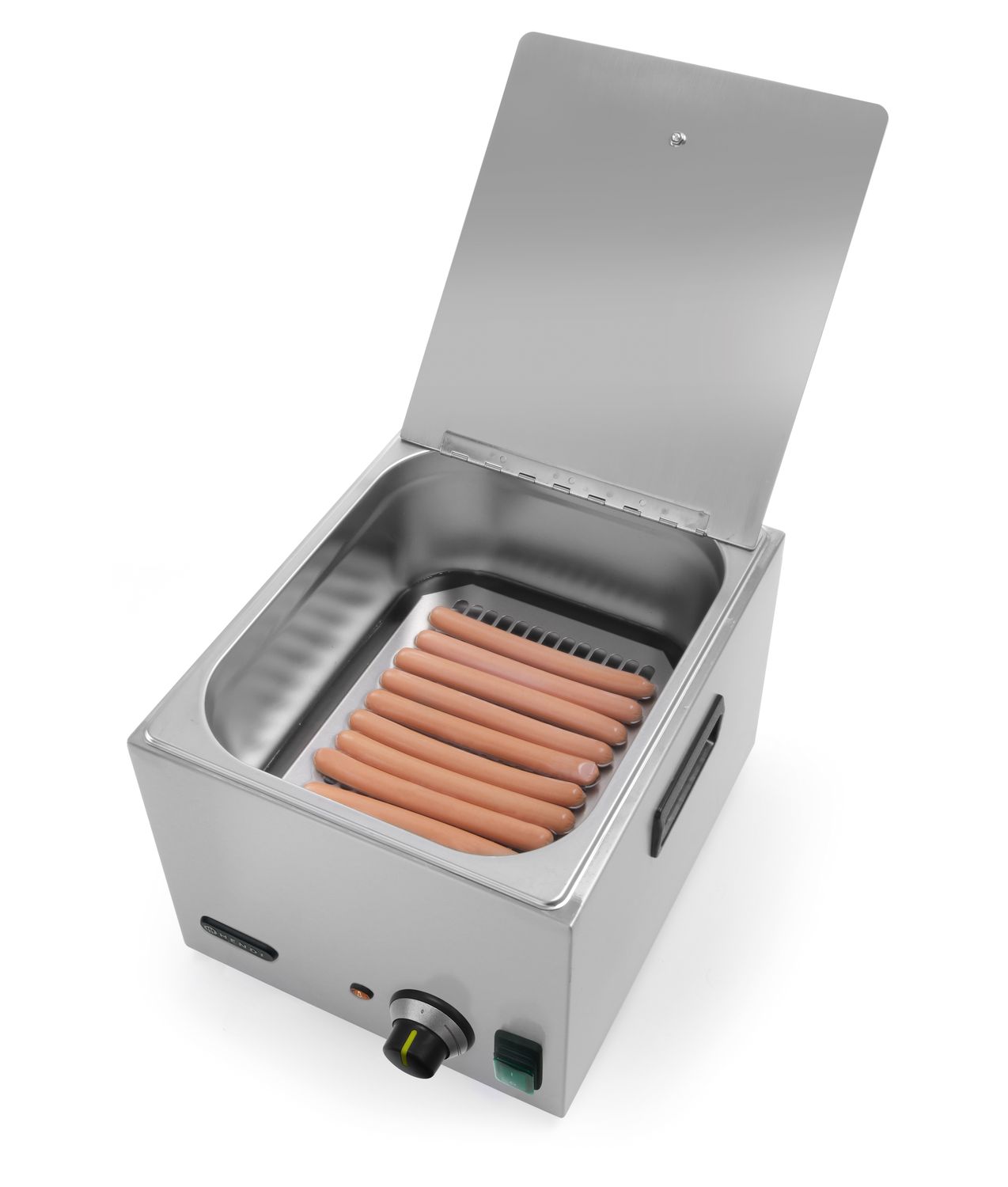 Ohrievač na klobásy, HENDI, Kitchen Line, 6,6L, 230V/1000W, 287x386x(H)258mm 240502