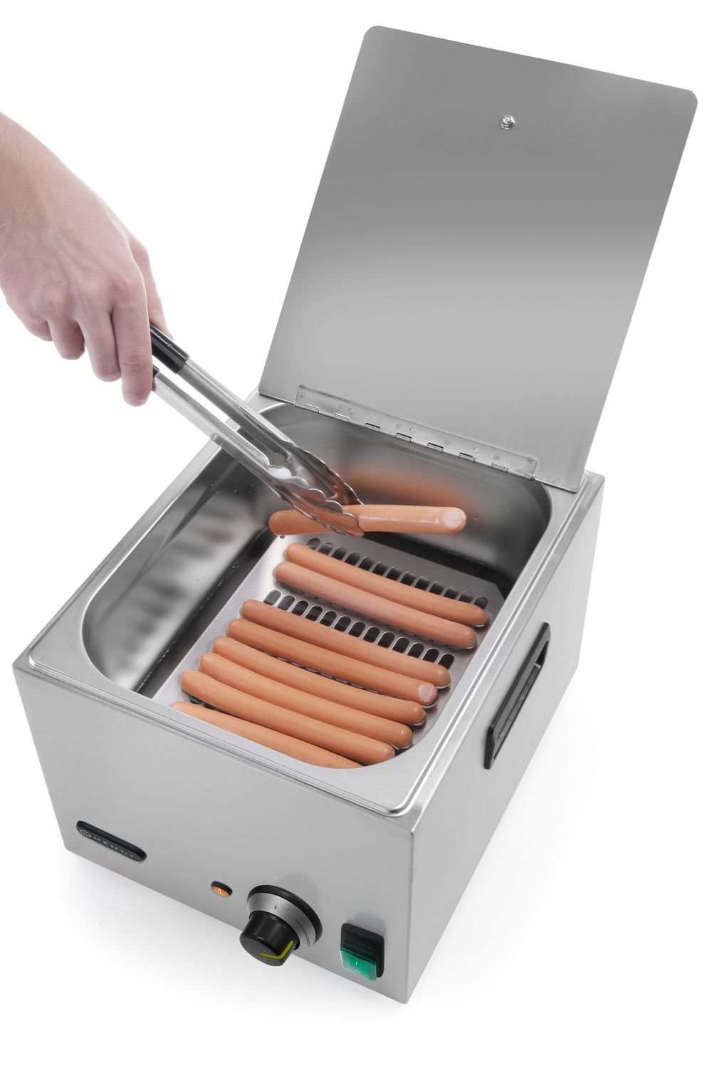 Ohrievač na klobásy, HENDI, Kitchen Line, 6,6L, 230V/1000W, 287x386x(H)258mm 240502
