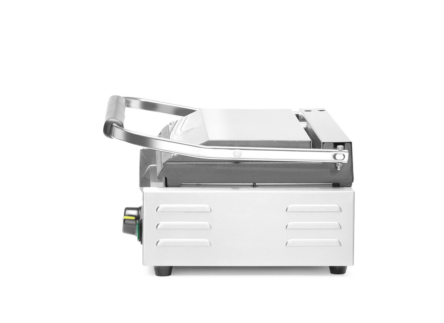 Kontaktný gril Panini, HENDI, drážkovaný vrch a hladké dno, 230V/2200W, 430x375x(H)216mm PANINI 263662
