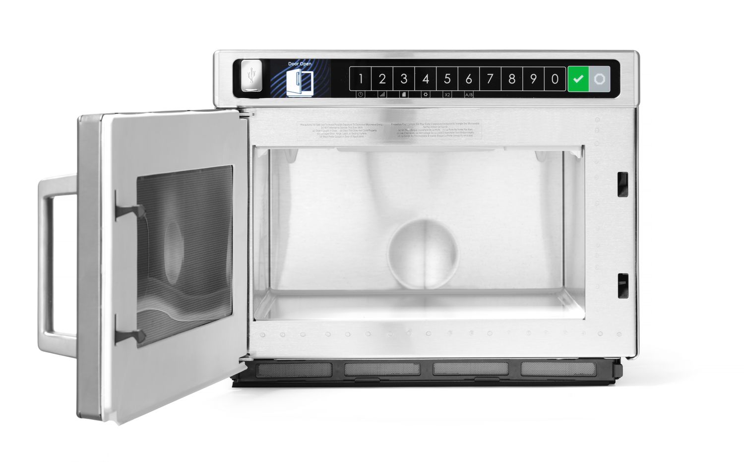 Mikrovlnná rúra 2900/1800 W, 100 programov, Menumaster, 17L, 230V/2900W, 419x578x(H)343mm
