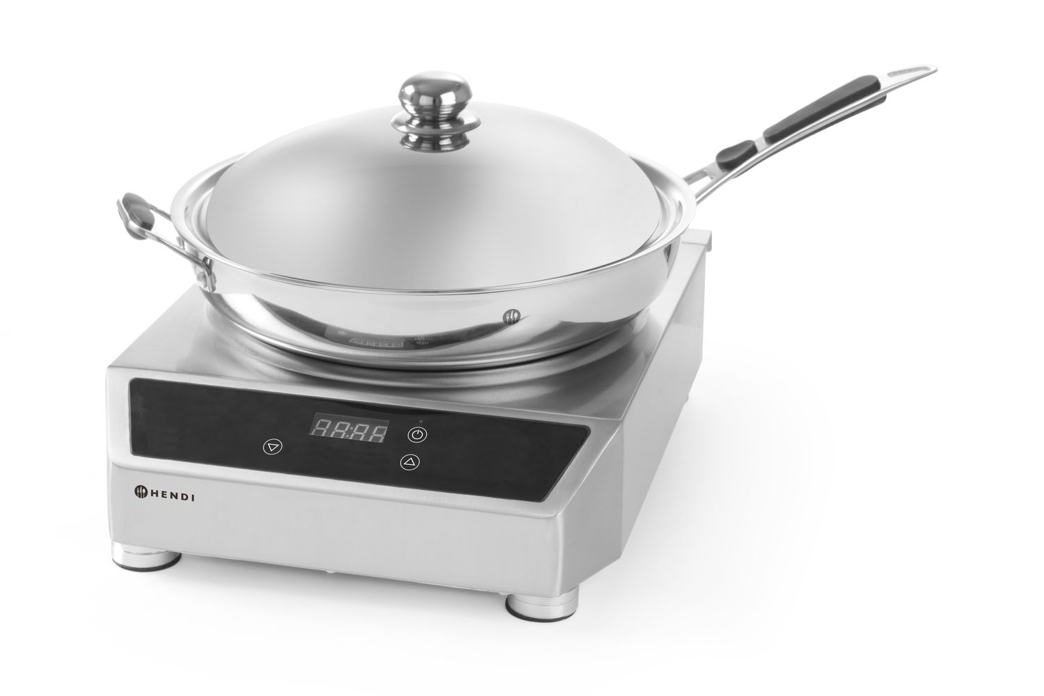 Indukčný Wok model 3500, HENDI, Profi Line, indukčný varič, 230V/3500W, 340x450x(H)130mm kod: 239766
