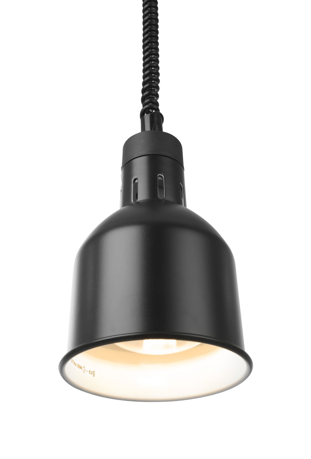 Ohrievacia lampa, valcová, HENDI, Čierna, 230V/250W, ⌀175x(H)250mm