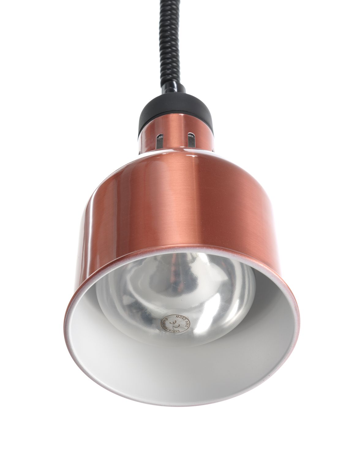 Ohrievacia lampa, valcová, HENDI, Medená, 230V/250W, ⌀175x(H)250mm