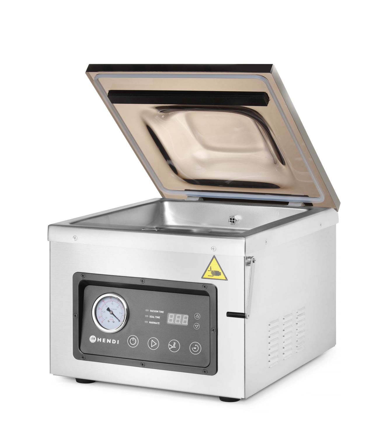 Komorová vákuová balička, HENDI, Profi Line, Zváracia lišta 300 mm, 230V/950W, 367x425x(H)364mm
