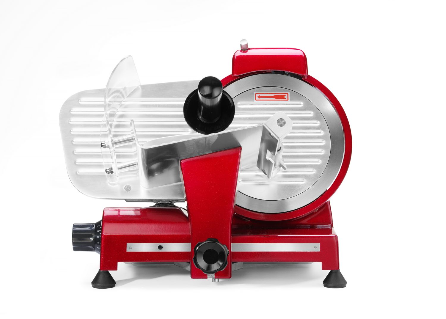 Krájač Profi Line 220 Red Edition, HENDI, Profi Line, 230V/280W, 506x435x(H)347mm Red Edition 970294