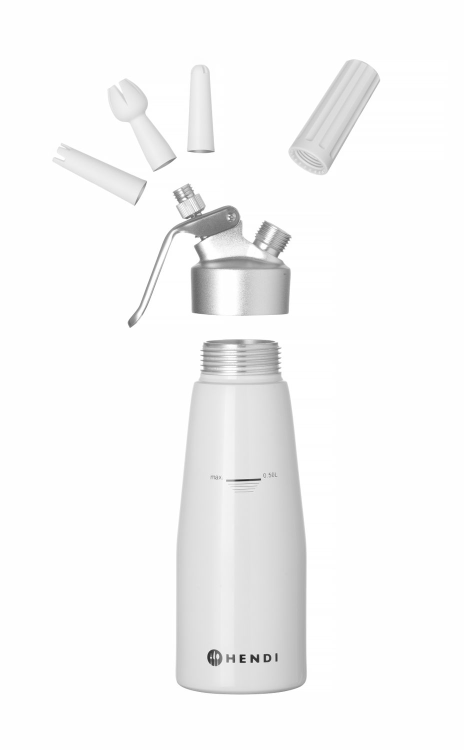 Fľaša na šľahačku , HENDI, Kitchen Line, 0,5L, ⌀80x(H)260mm KitchenLine 588369