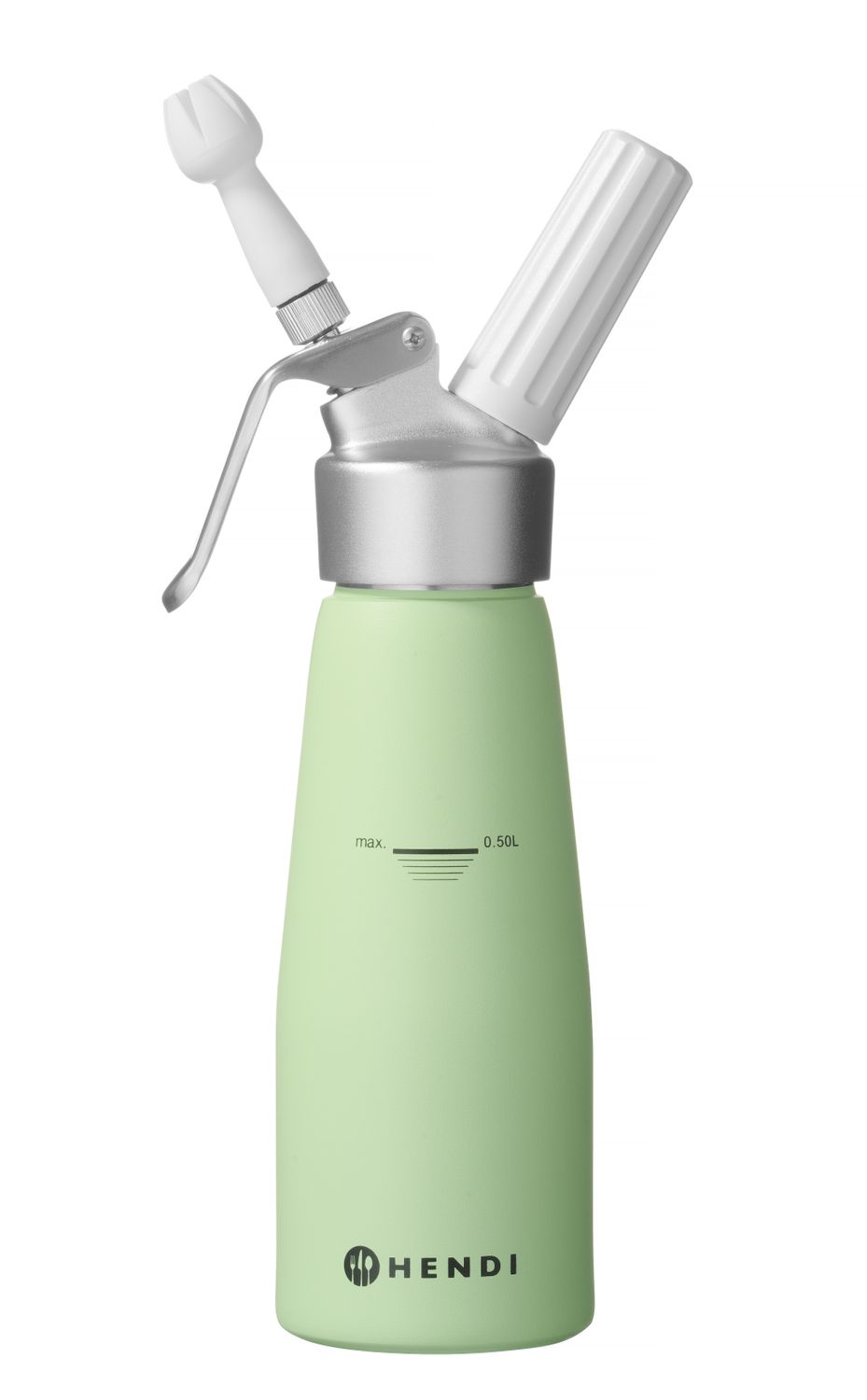 Fľaša na šľahačku , HENDI, 0,5L, Pastelovo zelená, ⌀80x(H)260mm 0,5L, zelená, Kód: 975879