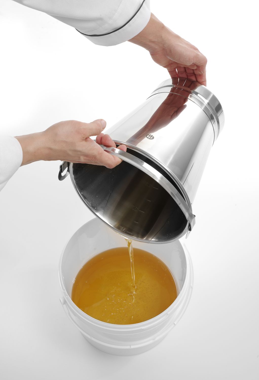 Vedro, HENDI, 11,5L, Biela, ⌀300x(H)230mm 196007