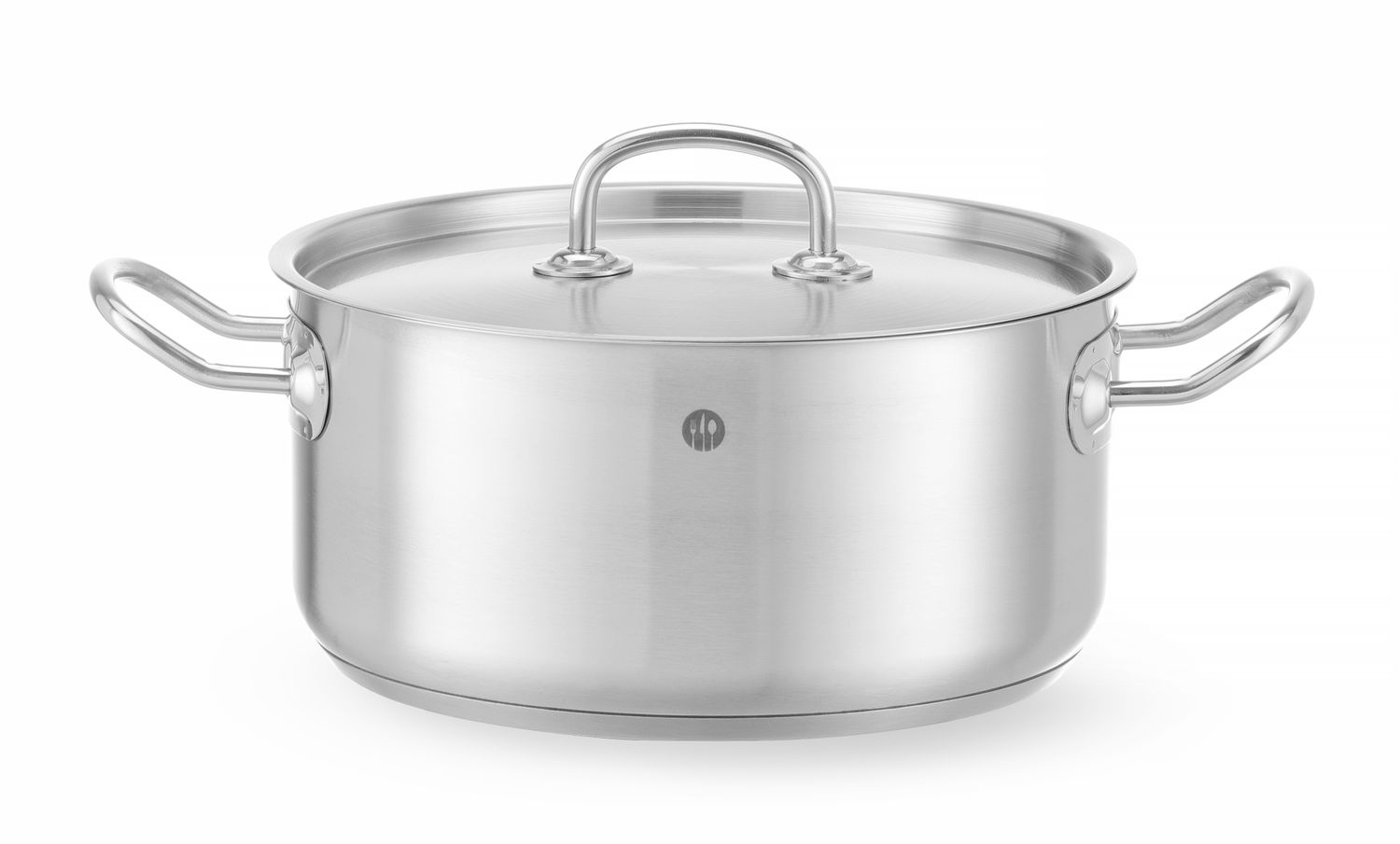 Varný hrniec nízky – s vekom, HENDI, Kitchen Line, 4,9L, ⌀240x(H)110mm KitchenLine 836026