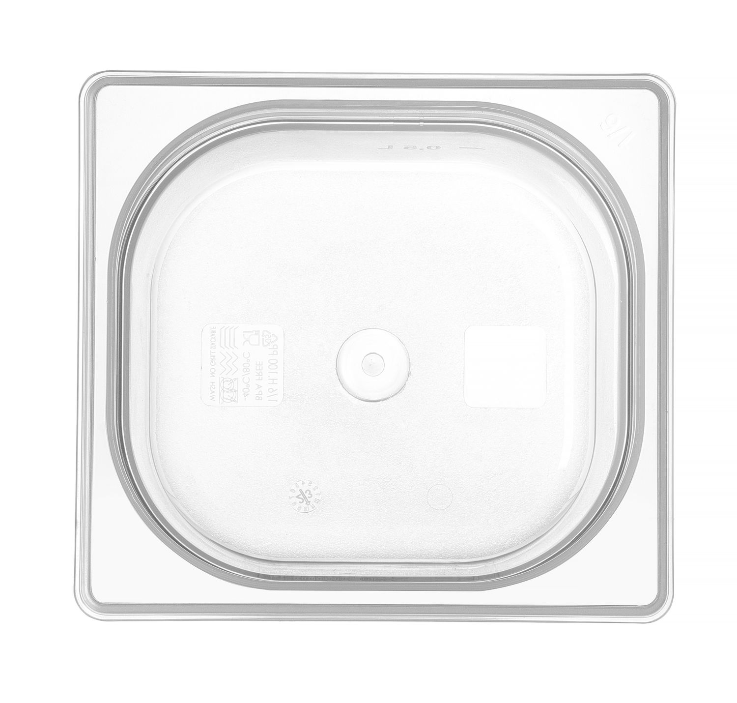 Nádoba GN 1/6, HENDI, GN 1/6, 1,6L, Priehľadná, 176x162x(H)100mm Kód: 880470