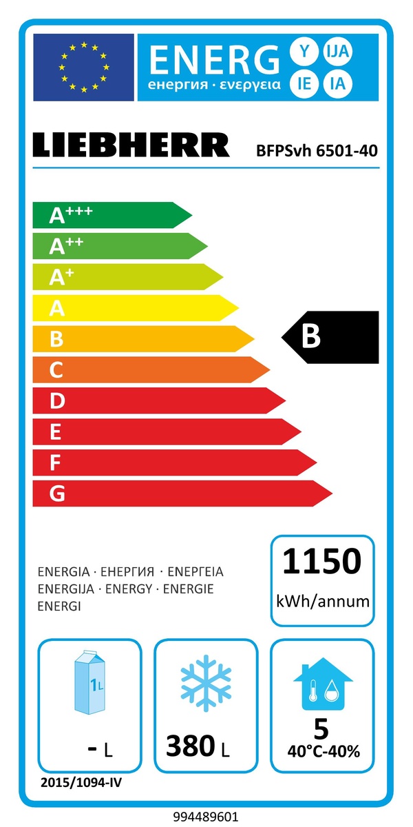 Mraznička s obehovým vzduchovým chladením v zmysle pekárenských noriem BFPSvh 6501-40