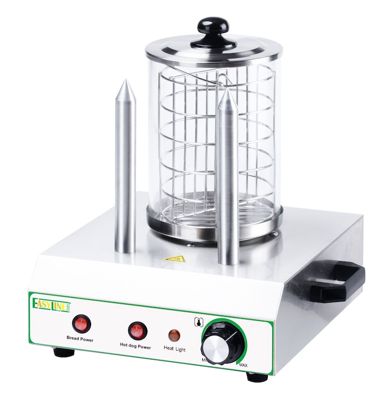 Varič na hot dogy so sklenenou misou EASYLINE YKK02A 1PH YKK02A