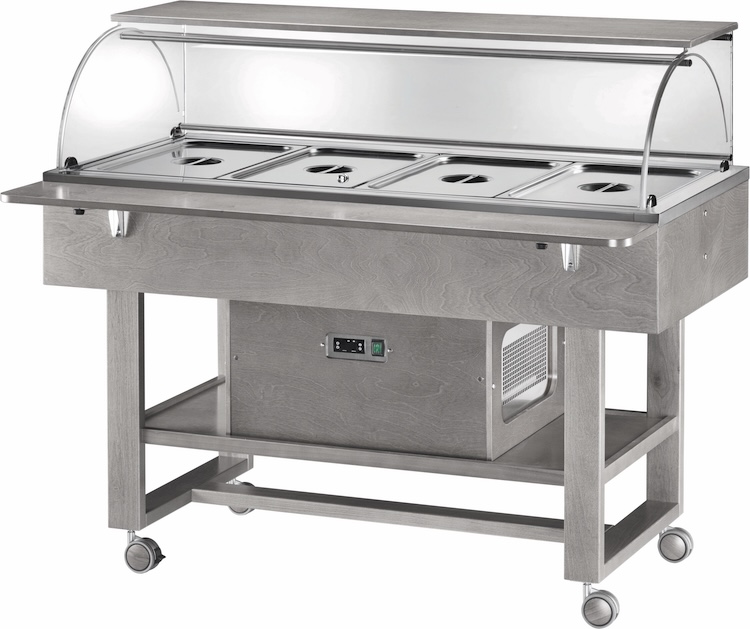 Chladený gastrobufet ELR2826CE -ash gray