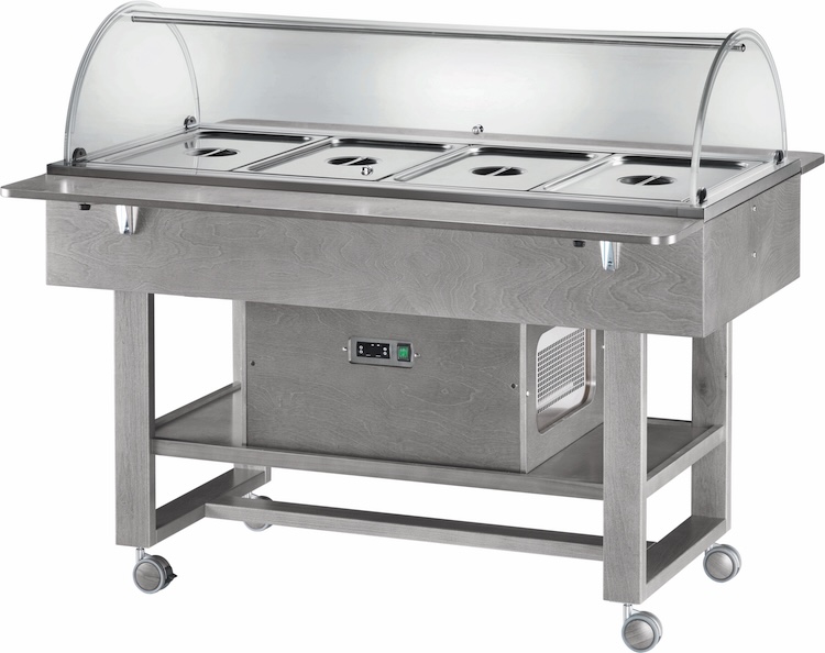 Chladený gastrobufet ELR2827CE -ash gray