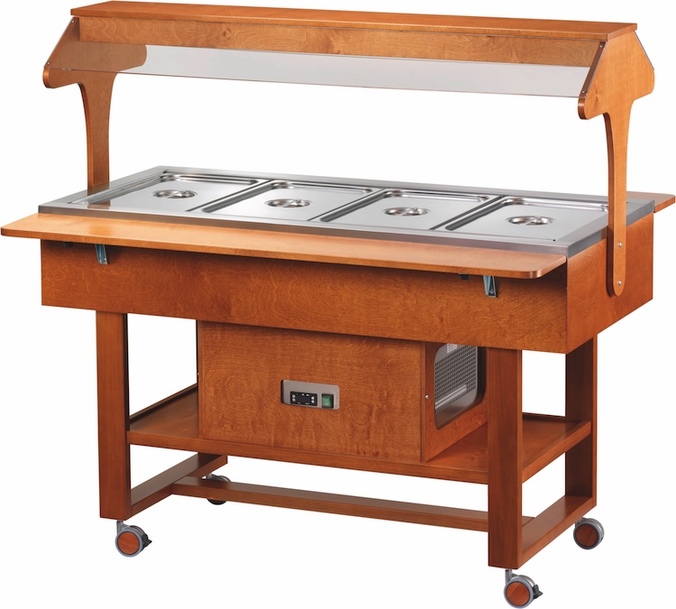 Chladený gastrobufet ELR2825BT -walnut