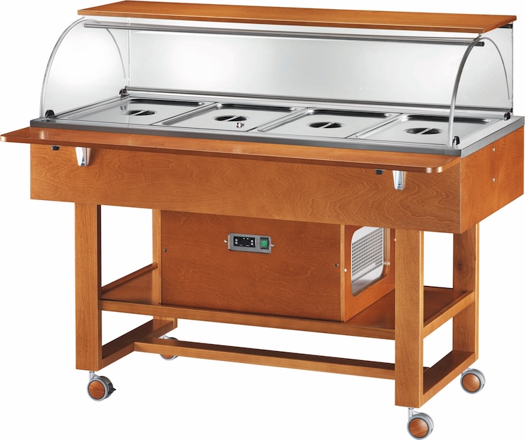 Chladený gastrobufet ELR2826 -walnut