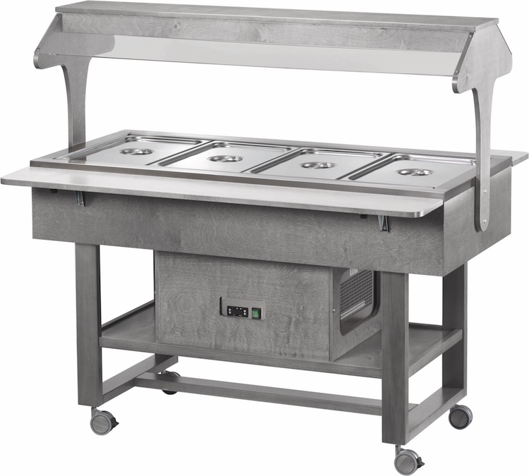 Chladený gastrobufet ELR2825CE -ash gray