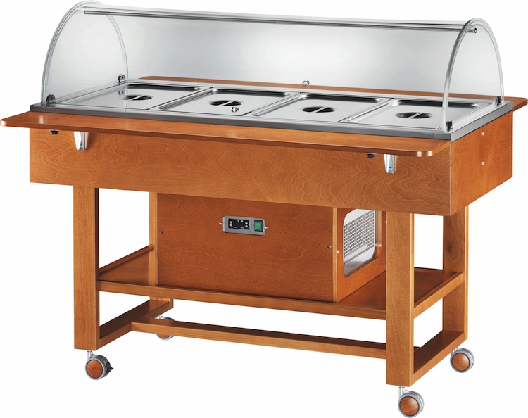 Chladený gastrobufet ELR2827 -walnut