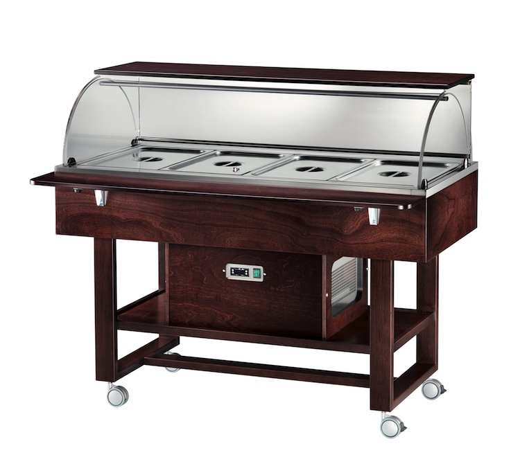 Chladený gastrobufet ELR2826BTW -wenge
