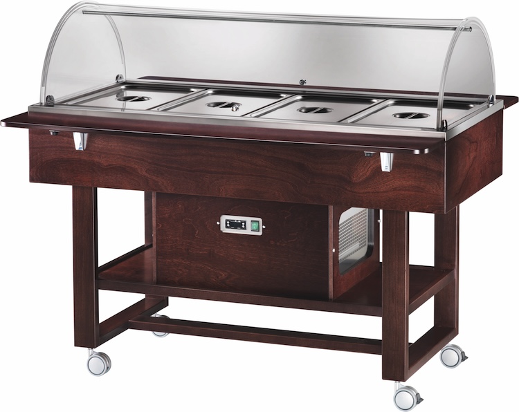 Chladený gastrobufet ELR2827W -wenge