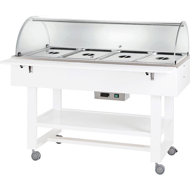 Vyhrievané gastrobufety - bain-marie ELC2832B -white