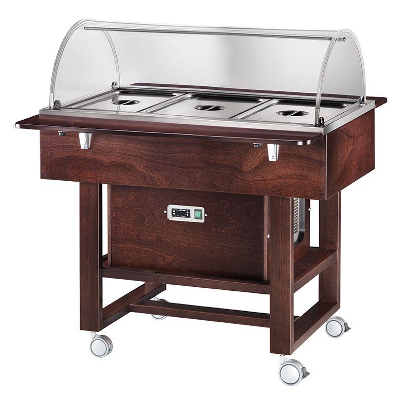 Chladený gastrobufet CLR2788NBTW -wenge