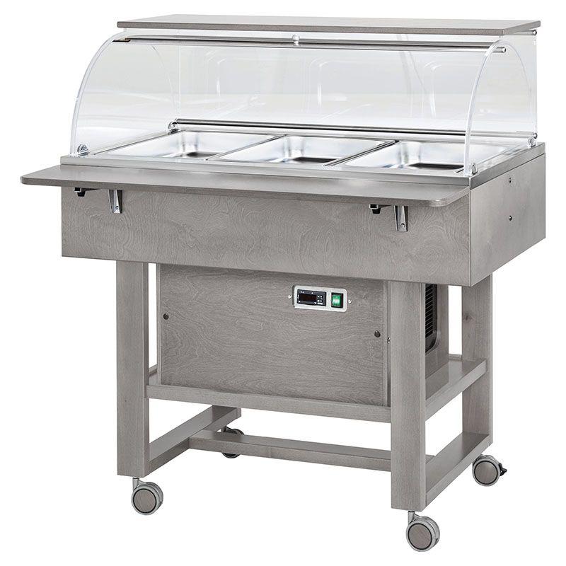 Chladený gastrobufet CLR2787NCE -ash gray